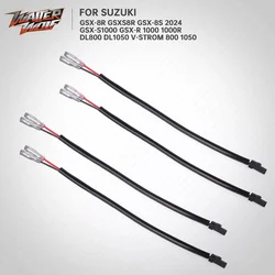 Motorcycle Turn Signal Light Wire Cable Plug Connector For Suzuki GSX-8S GSX-8R V-Strom 1050 800 GSX-R GSX-S GSXR 1000 DL1000