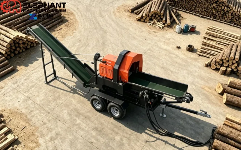 Kinetic 30Ton Fast Log Splitter High‑Speed Wood Cutter And Splitter For Time‑Saving Firewood Processing