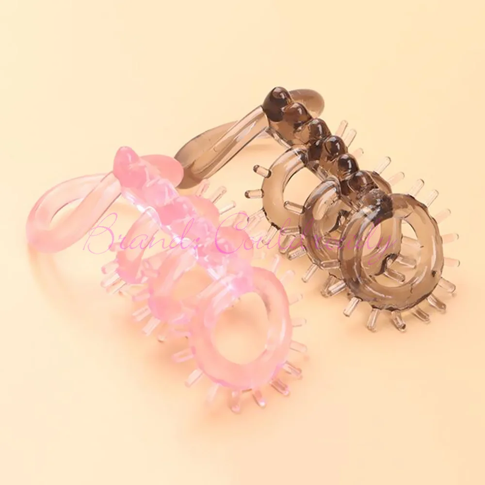 Reusable Cock Ring Time Delay Ejaculation Liquid Silicone Flexible Penisring Dick Extender Sleeve Adult Sex Products For Men