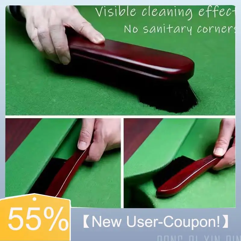 【Livraison rapide】 Brosse et brosse à couteau pour table de billard Ensemble de brosses de billard pour la maison, les bar et les salles de jeux