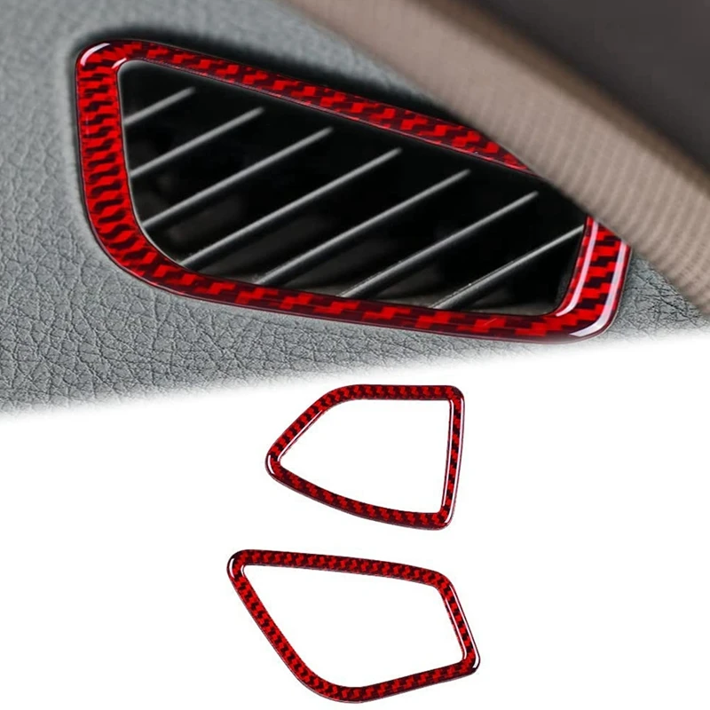 Koolstofvezel Vent Trim Strip Vent Decoratieve Sticker Voor BMW-3 Serie 3GT F30 F32 F34 F36 2013-2019 LHD