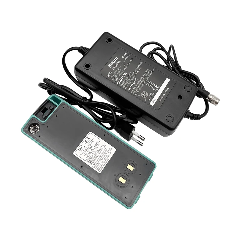 BC-65 battery With Q-75E Charger For Nikon DTM-302 NPL-302 NPL-352 DTM-352 Total Stations 7.2v 3800mAh NiMH