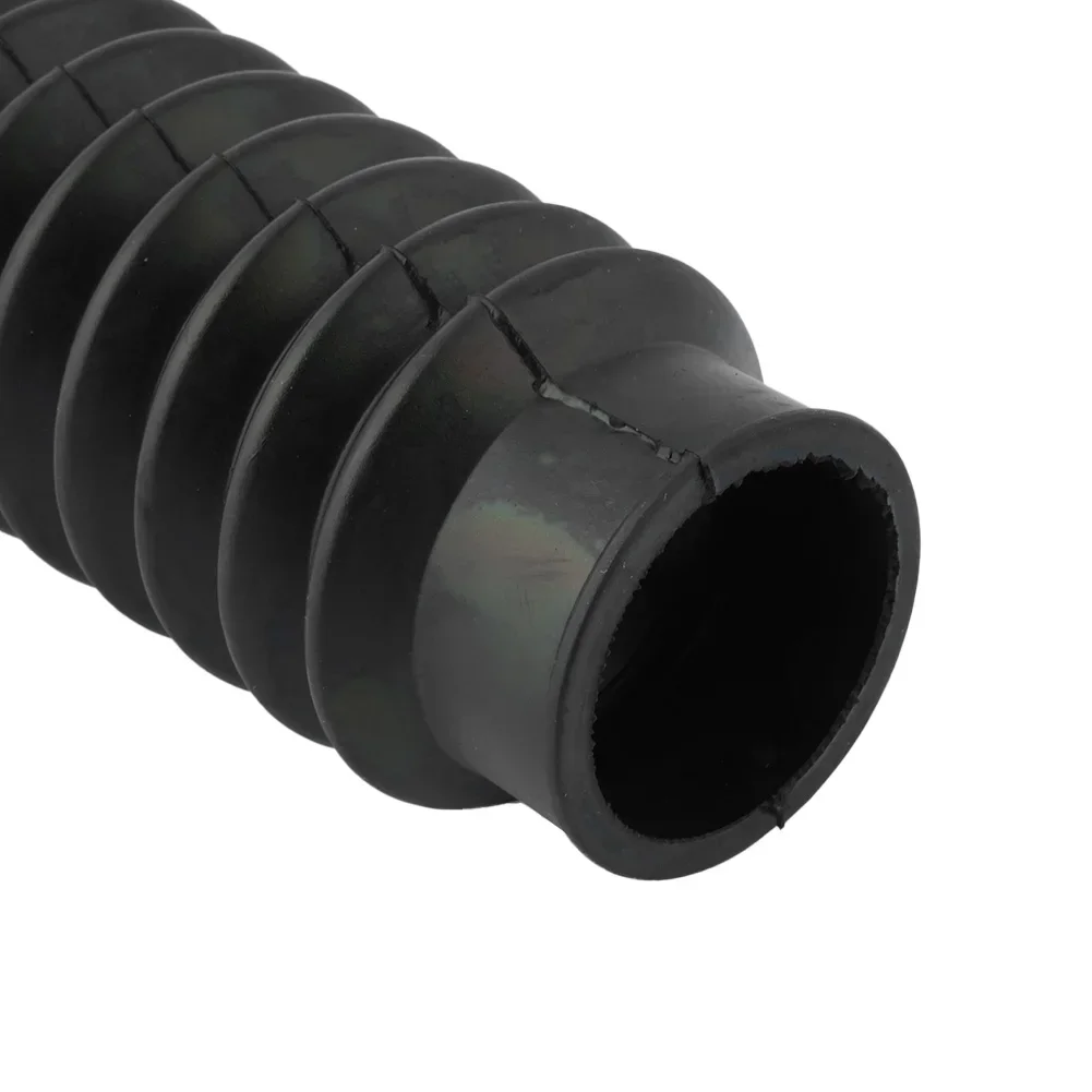 Manguera de filtro de aire duradero para motocicleta, tubo de escape de admisión de aire frío negro, cubierta protectora, expandible, 15-30cm