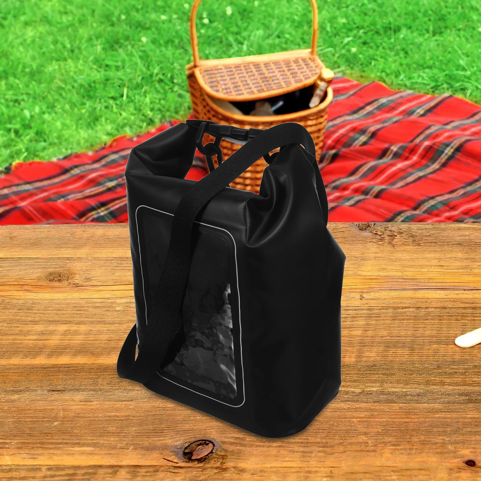 

Waterproof Cell Phone Bag Small Transparent Pvc Dual Function Crossbody Outdoor Swimming Hiking Beach Rain Protection