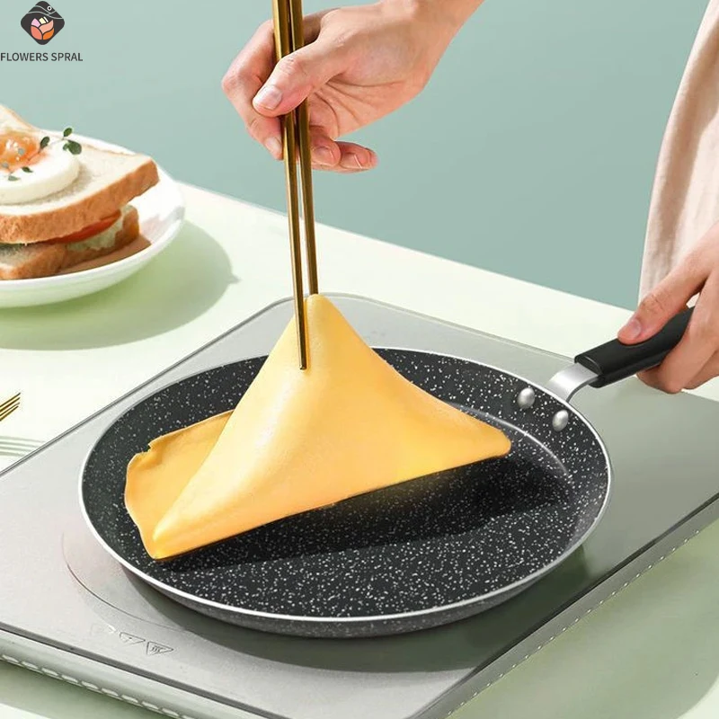 

Kitchen 6/8-Inch Non Stick Frying Pan, Alloy Plated Flat Bottomed Stone Pan, Suitable For Frying Eggs, Steaks, Bacon