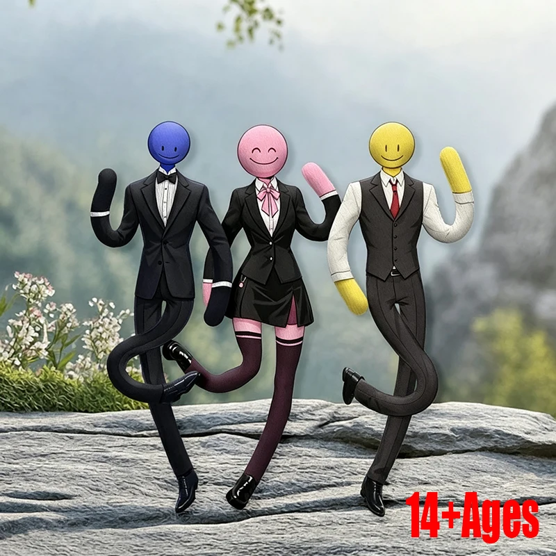 Game VerityMod Verity Falsity Lovity Cosplay Doll Abstract Slender Twistable Plush Cotton Doll Adult Collection Room Decoration