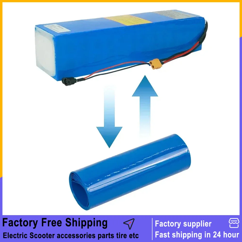 

1M PVC Heat Shrink Shrinkable Tube Blue Insulated Film Wrap Lithium Case Cable Sleeve for 18650 Lithium Battery Film Wrap Parts