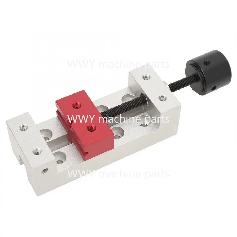 1pc 50mm Mini Aluminum Flat Clamp Bench Table Vise Drill Press Vice Fixing Tool Carving Bench Clamp