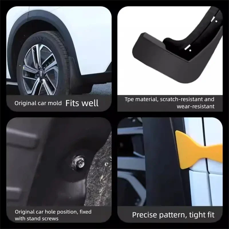 

For Mud Flaps for Geely Starship 7 EM-i Front Rear Wheel Sand Water Proof Splash Guards