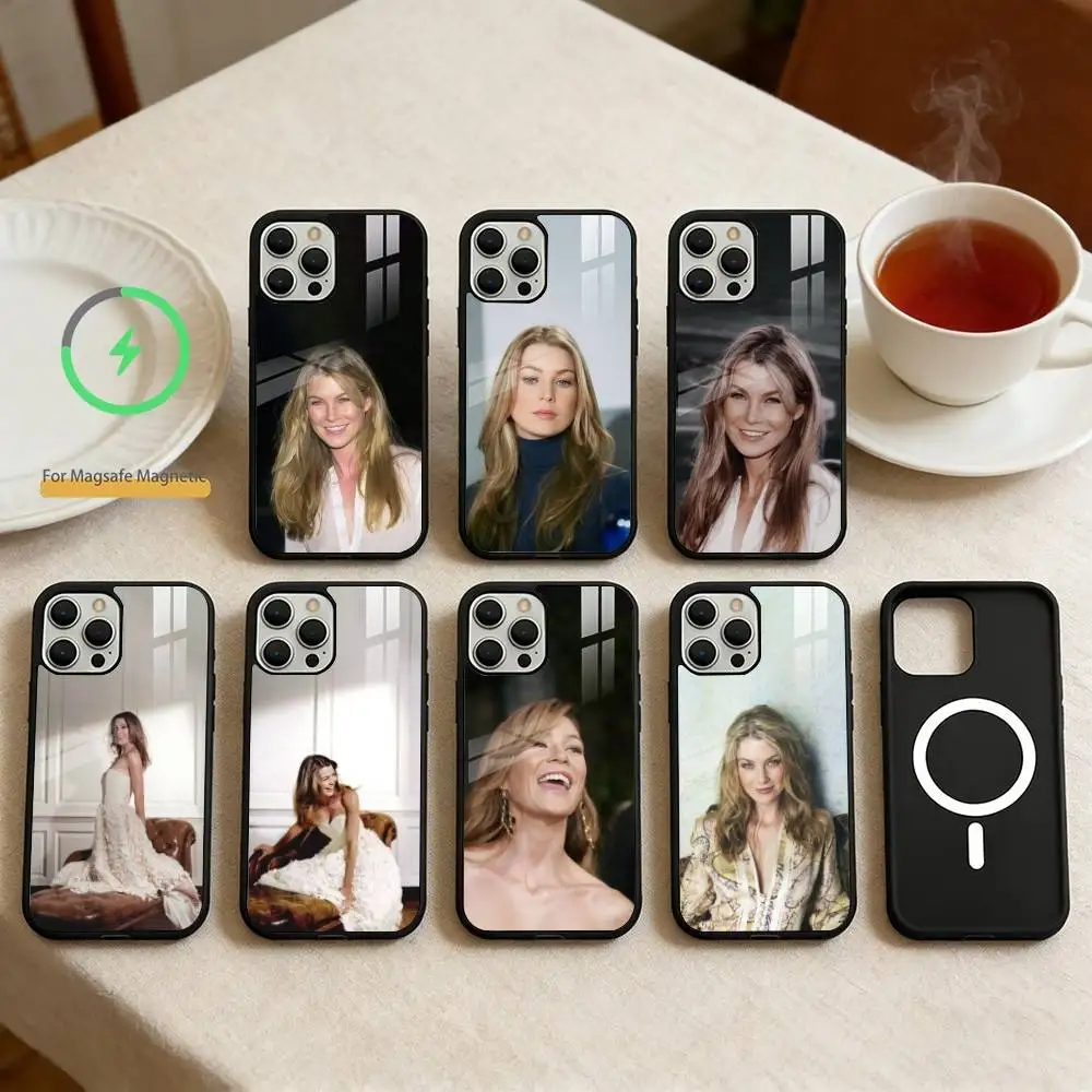 

E-Ellen P-Pompeo Phone Case For iPhone 17,16,15,14,13,Pro,Max,Plus,Magnetic For Magsafe Wireless Charging