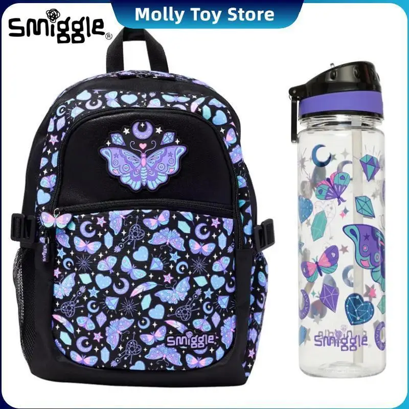 

Оригинальные австралийские школьные сумки Smiggle, школьные принадлежности, вместительный рюкзак, чашка для воды, подарок для студентов