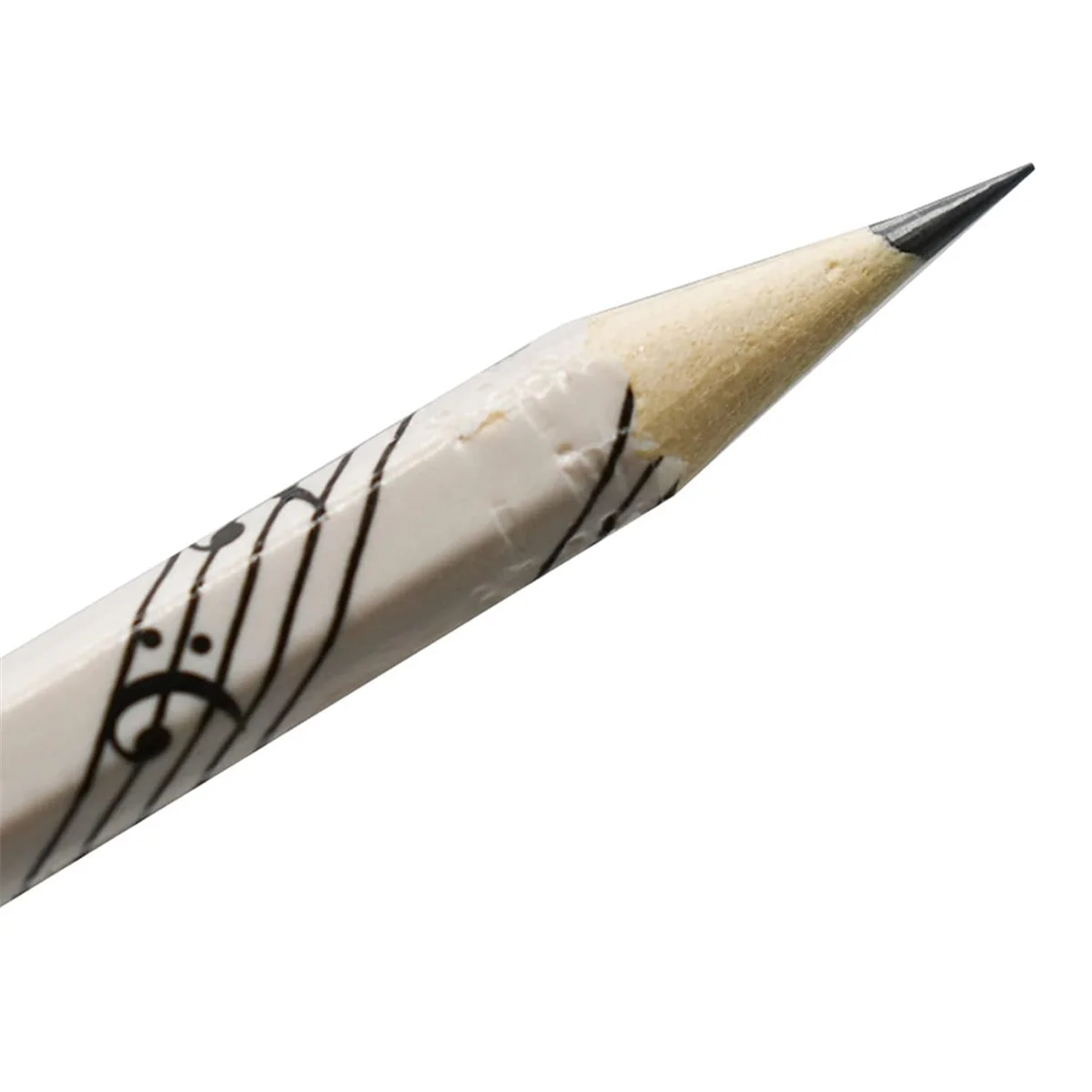 

AA98 24PCS Music Pencils with Musical Instruments Patterns - HB Wooden Pencils for School Teachers and Artists