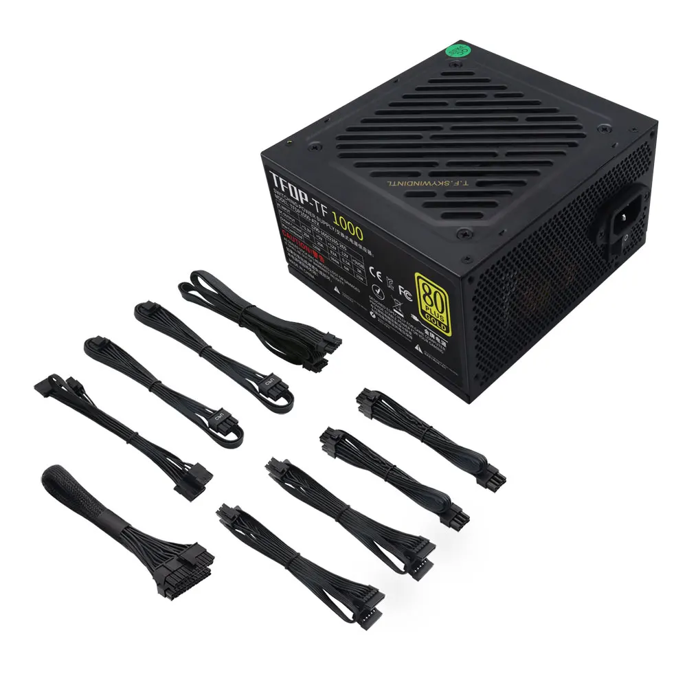 

PCIE 5.0 1000w PC Power Supply for Mining Desktop ATX 3.0 PSU Power Source for Computer