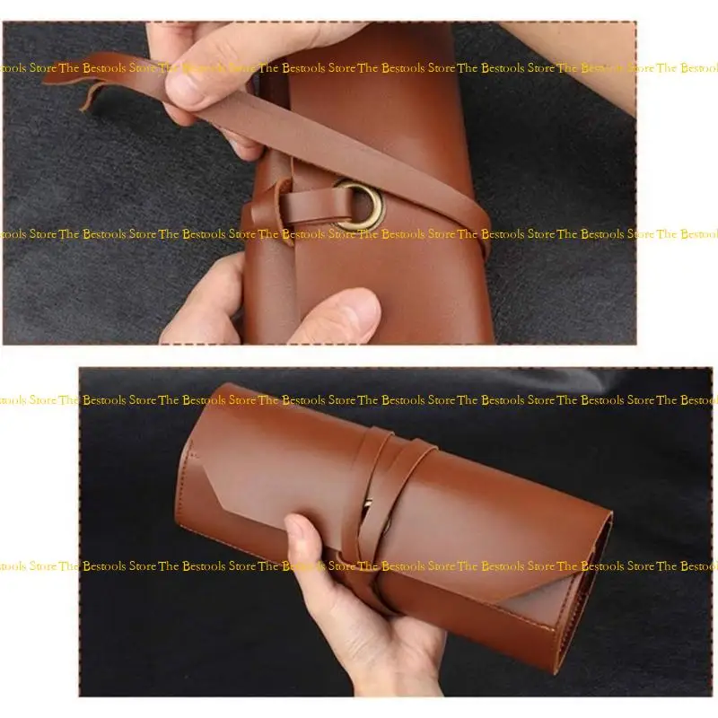 12PF PU Tool Wrench Roll Portable Carry Workshop Storage Woodworking