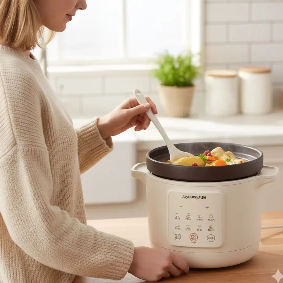 Purple Sand Ceramic Electric Stew Pot Full-Automatic Soup Stew Household Congee Cooking Casserole