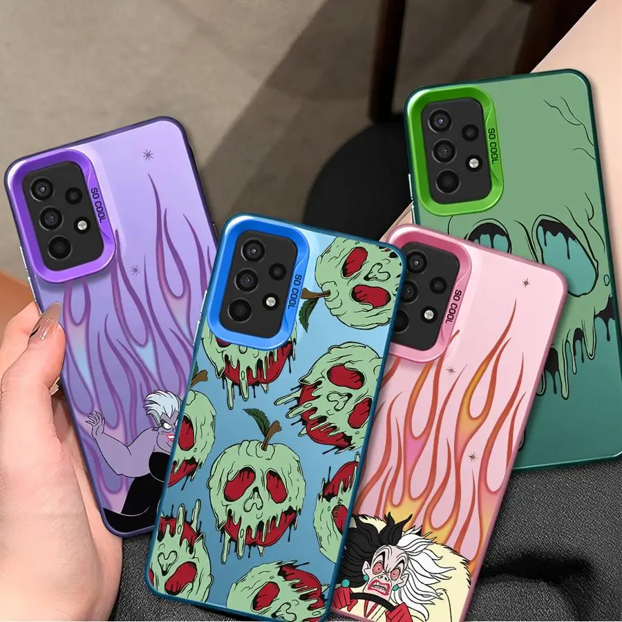 Disney Villain Witch Queen Case for Samsung Galaxy A53 A55 A54 A33 A52 A32 A22 A15 A14 A11 A13 A23 A34 A25 A24 A42 A21s Cover