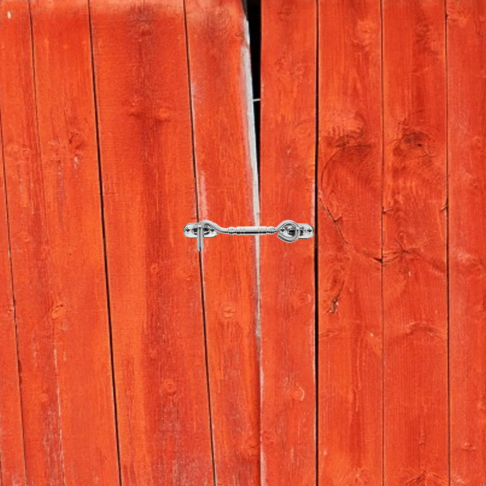 Stainless Steel Hook and Eye Latch Durable Door Lock Hasp Latch Security Privacy Window Barn Door Lock Stainless Hook