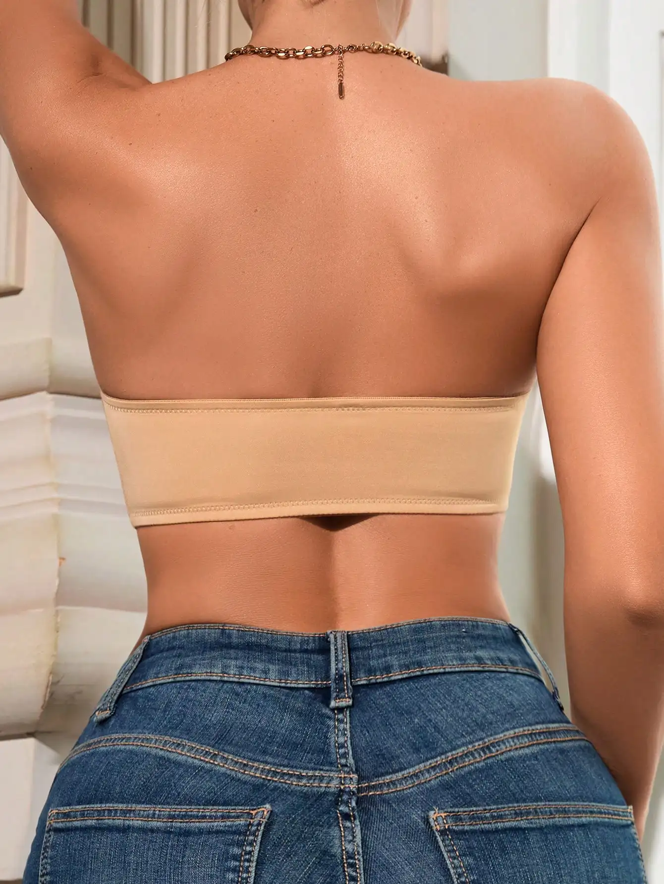 2026 Hot Sale YMQJ Soft Woman Brasseries Wire Free Seamless Front Closure Bra For Women Strapless Bra - view 5