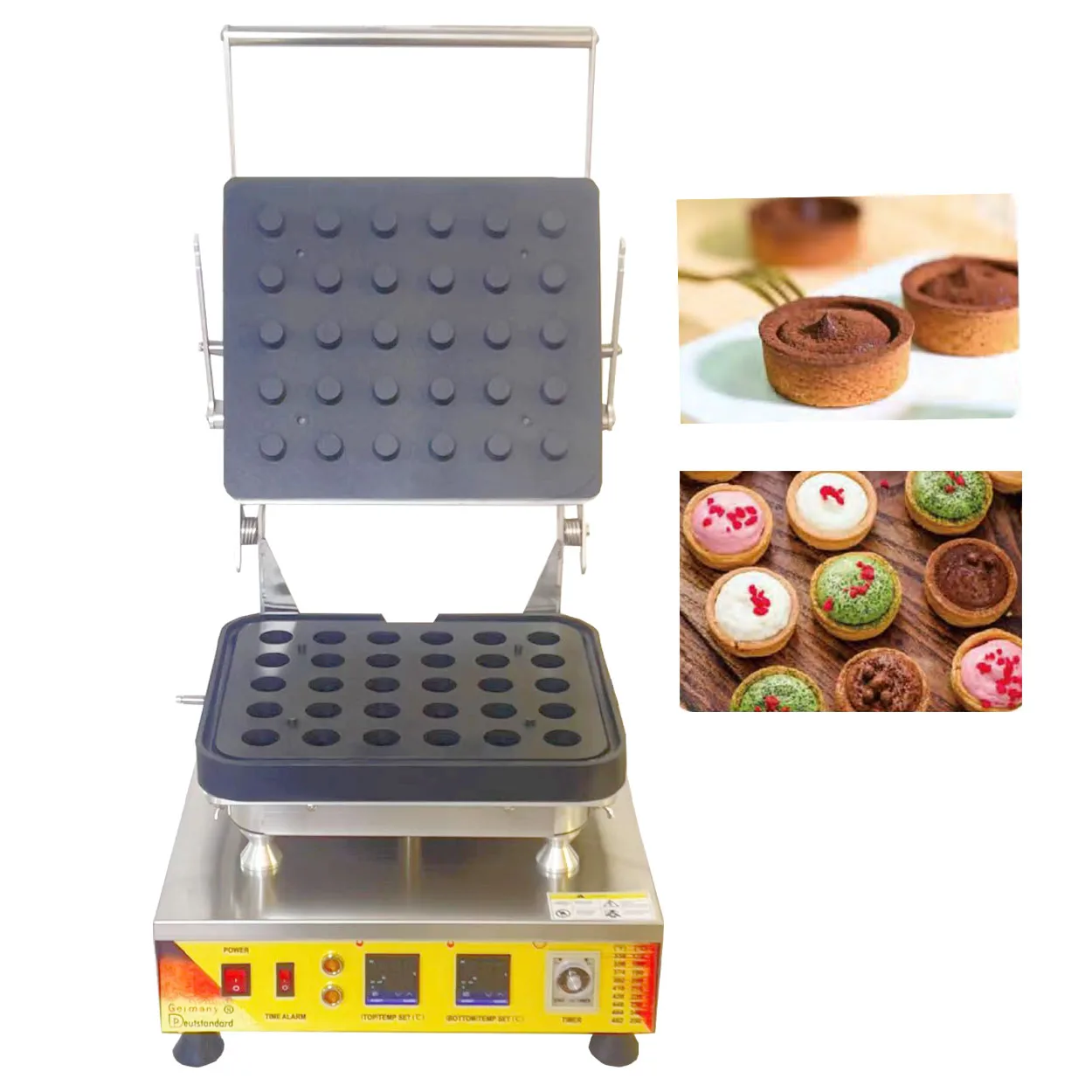Model 832 Commercial 30 holes Egg Tart Mold Diversified egg tart plate Cheese egg tart machine