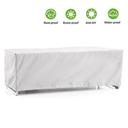 Oxford Patio Garden Outdoor Furniture Covers Waterproof Rain Snow UV-Block Chair Covers for Sofa Table Chair Dust Proof Cover