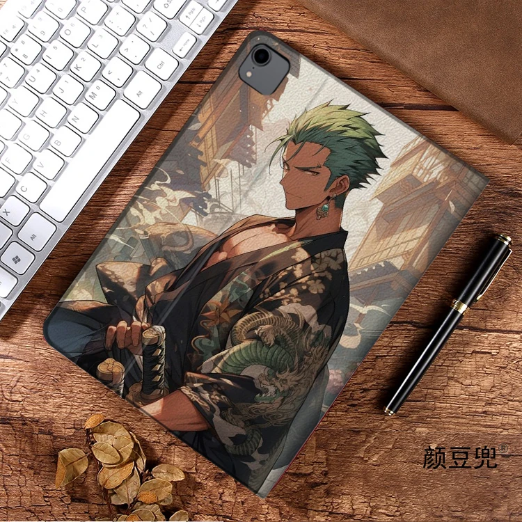 Roronoa Zoro, аниме, одна модель для iPad 10,2, 9, 10, Air 2, 3, Mini 6, 5, Женская Роскошная силиконовая модель 12,9 для iPad Air4, iPad Pro 11