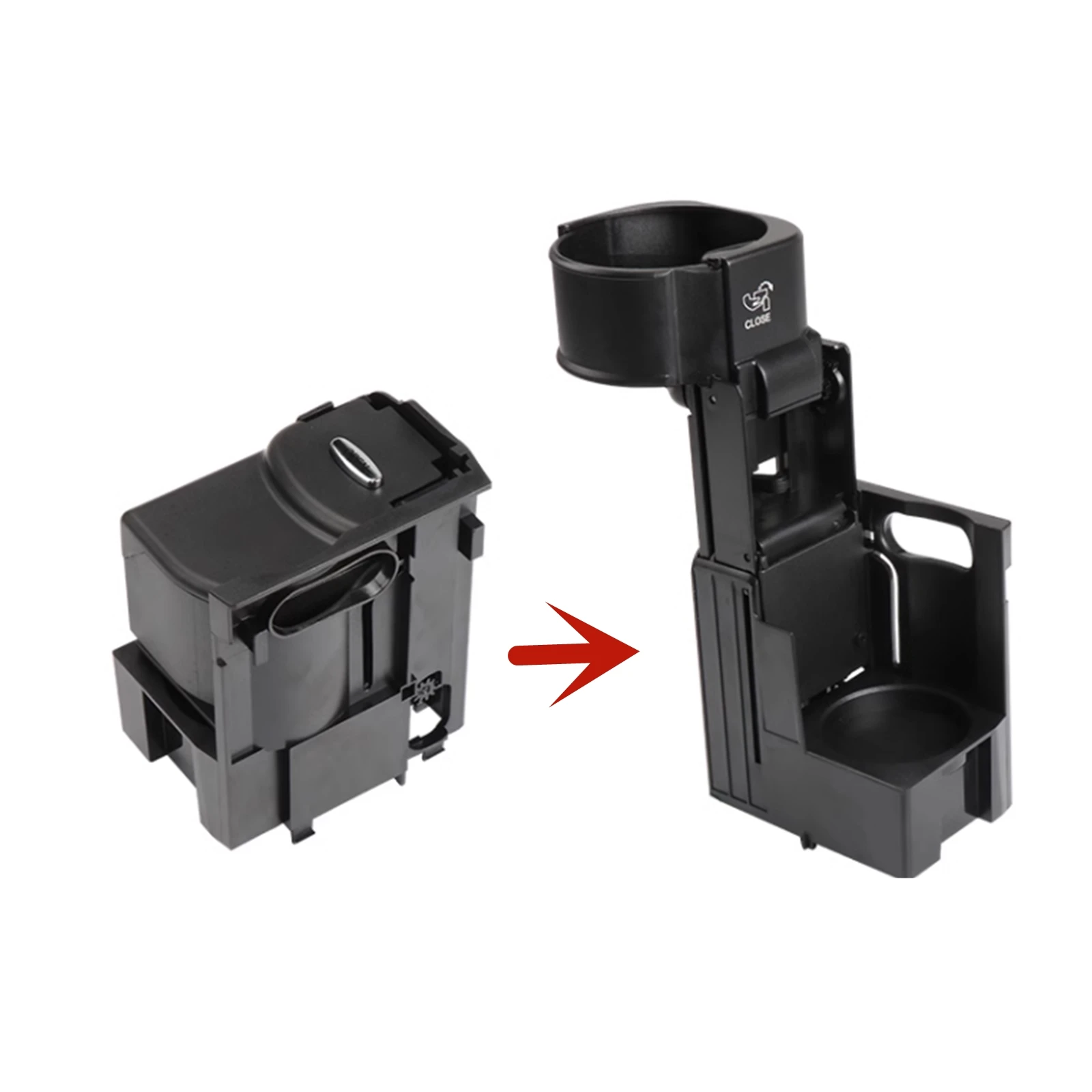 

Car ​Center Console Water Cup Holder Drink Stand Cover Bracket For Mercedes Benz E Class W211 2003-2008 CLS Class W219 2005-2009