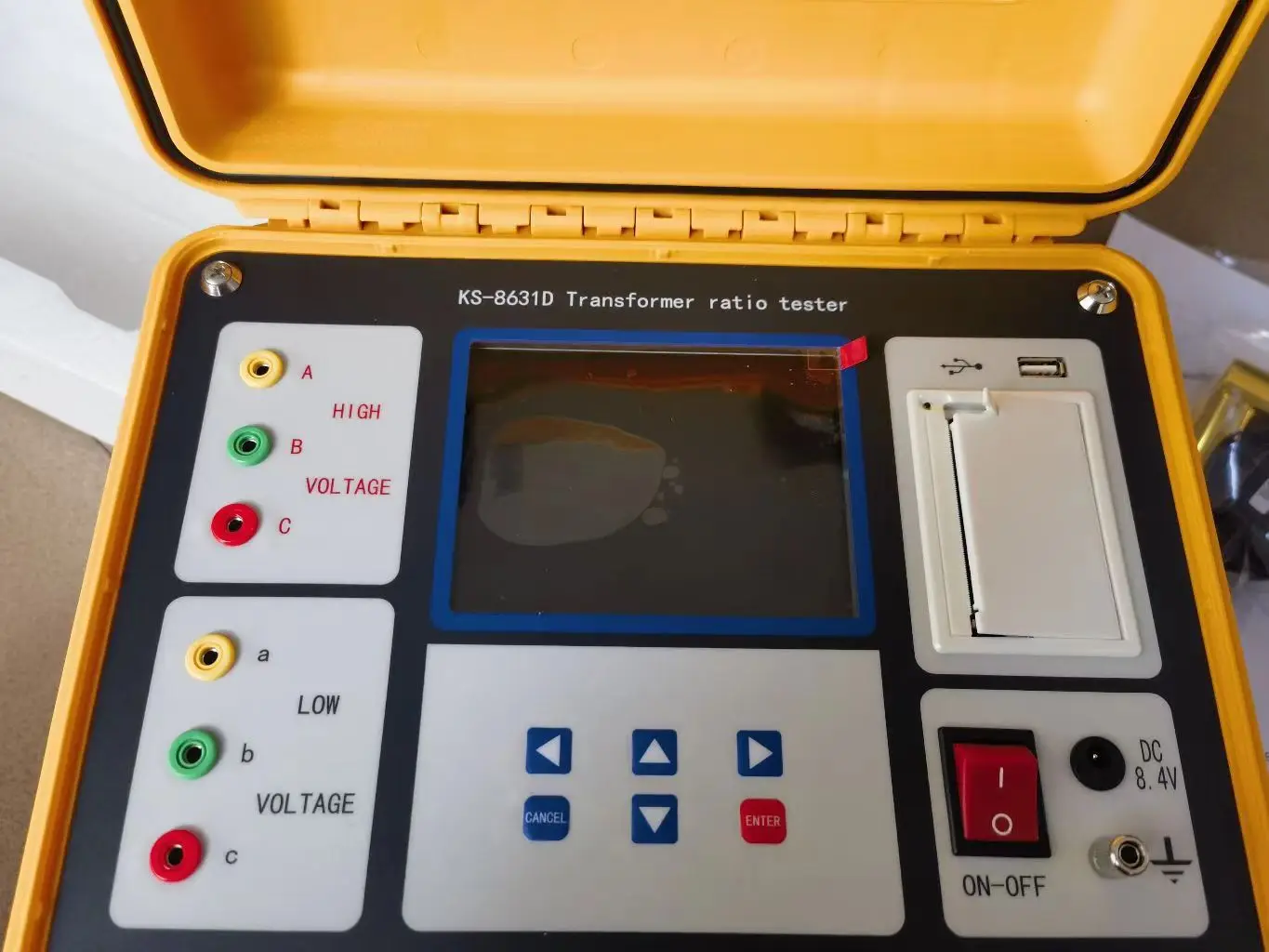 Fully automatic transformer ratio tester for high-precision measurement of power transformer ratio group tester device