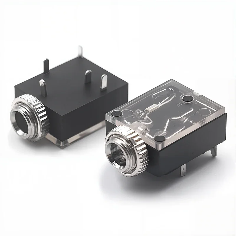 PJ324 Female Jack 3.5MM Stereo PCB Panel Mount with Nut Audio Socket 5 PIN