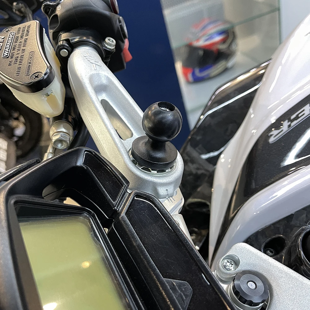 Dla MV Agusta Dragster 800 RR RC 2017-2022 Uchwyt do nawigacji GPS Adapter Uchwyt do telefonu komórkowego Gumowa głowica kulowa 800RR 800RC