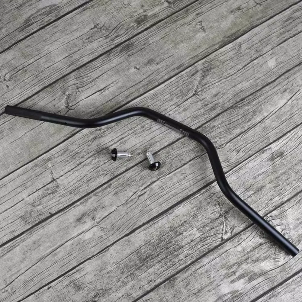 Motorcycle Handlebars Vintage Motorbike CNC Sand Aluminum Alloy Steering Wheel for Yamaha MT07 FZ6 CB500X Z800 Z900 Cafe Racer