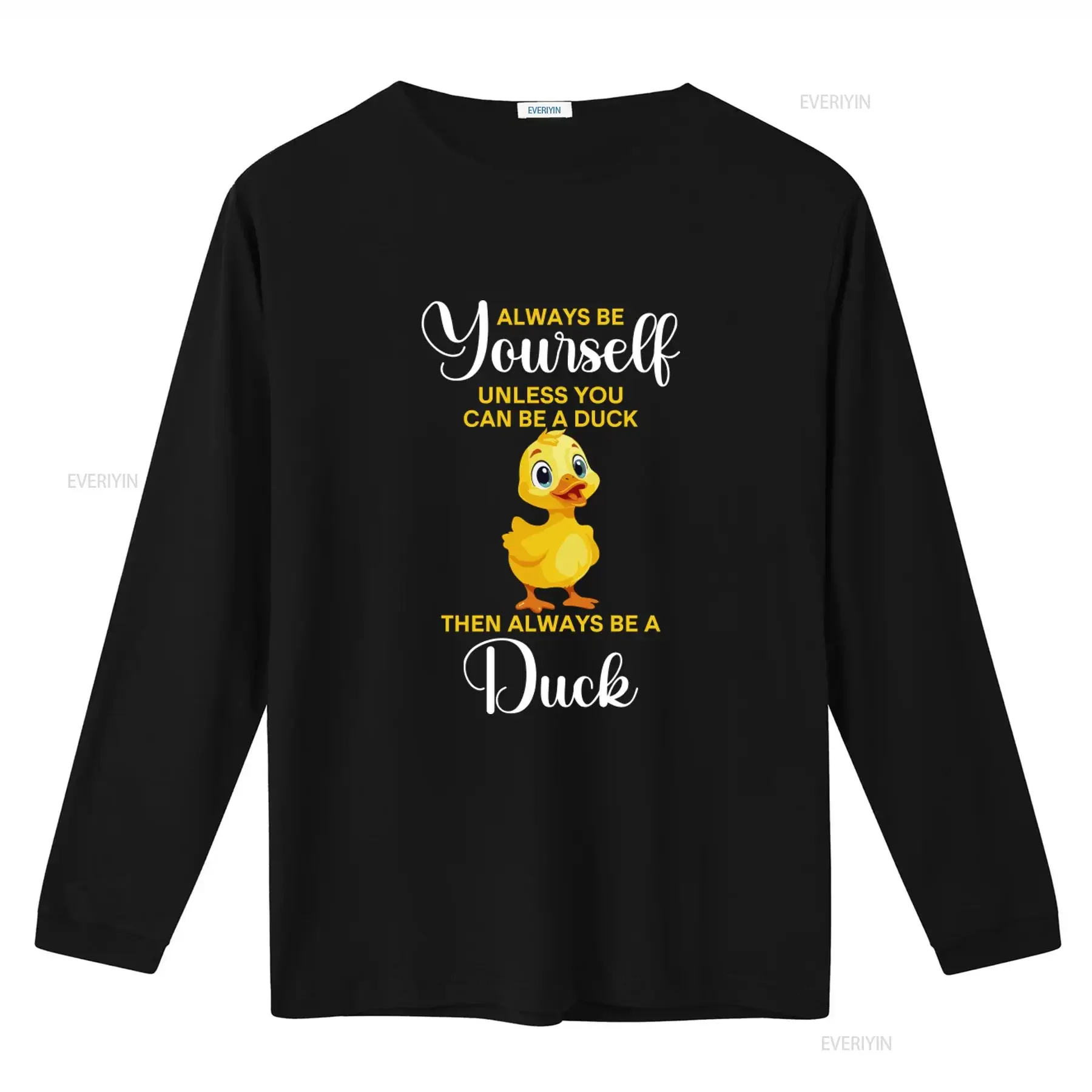 Always Be Yourself Unless You Can A Duck T Shirt For Lovers Cute Funny Design vintage Washed graphic homme designer clothes