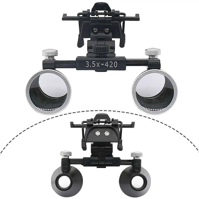 Dental Loupes 2.5X 3.5X Magnification Binocular Magnifier Dentistry Surgical Optical Glass Lens Dentist