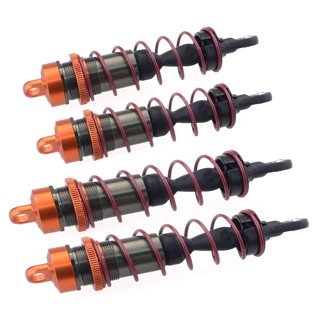 ZD Racing 2Pcs/4Pcs 1/8 RC Car Metal Shock Absorber 120mm Front 140mm Rear Shock Absorber for 9020 BX-8E 9116 1/8 RC Car Parts