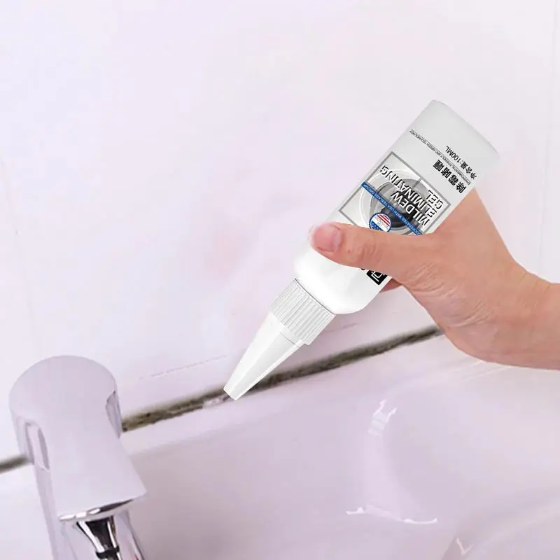 Mold Remover Gel Mold Stain Remover Gel Grout Cleaner Home Mold Removal 100ml Shower Mold Remover Stain Remover Stain Cleaner