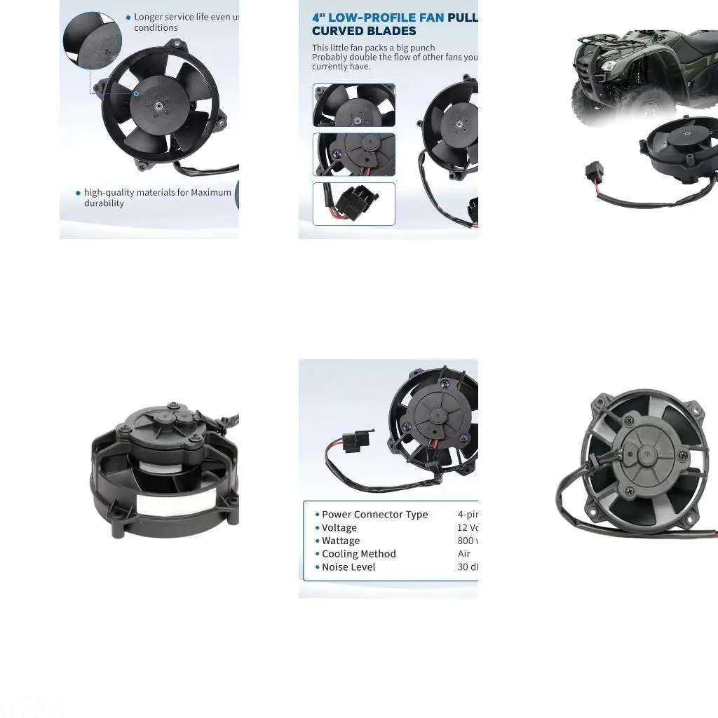 

G7NA 147CFM Cooling Fan Motor Ventilator Assembly for VA32-A101-62A 30103018 Puller Low Profile Fan for Oil Cooling Air