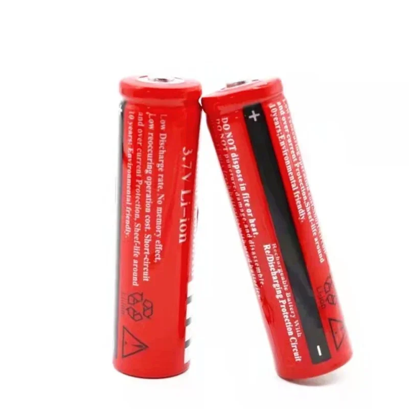 100% New 1-10 PCS BRC18650 Battery 3.7V 4200mAh Rechargeable Lithium-ion Battery for LED Flashlight Litio Battery