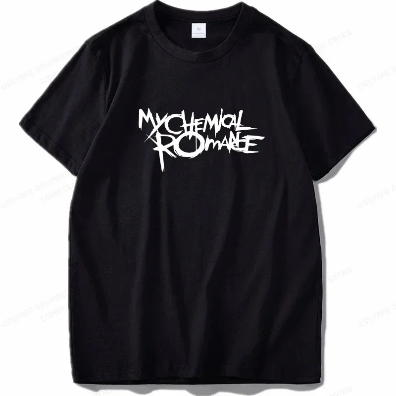 My Chemical Romance T Shirt Women T-shirts Cool Hip Hop Men Tshirt Fashion Harajuku Casual Street Tees Aesthetic Tops ﻿