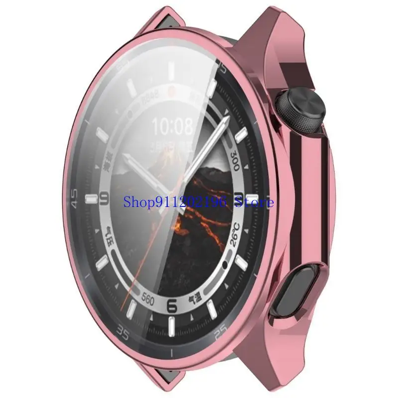 P82A حافظة بولي يوريثان شاملة حافظة تغطية كاملة مقاومة للخدش شاشة شل وحواف حماية للساعة الذكية