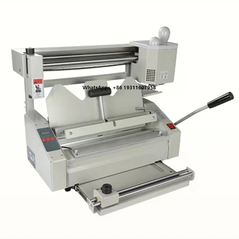 

FRONT Office Equipment Low Price Desktop Binding Machine A4+ Electric Glue Binder with Indentation DX-C30+