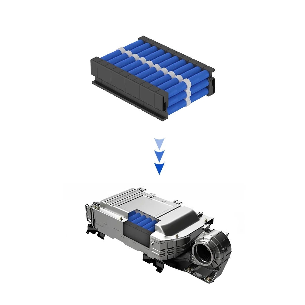 Replacement Battery Ni-mh 144V 6.5Ah Cylindrical Hybrid Car Battery For Toyota Auqa Prius C