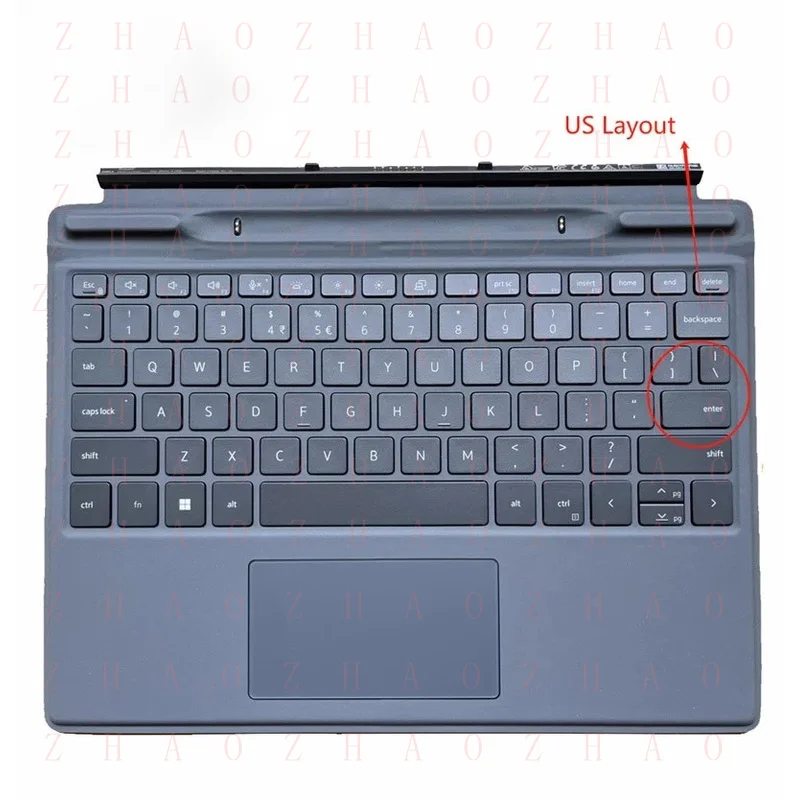 L+ for Dell Latitude 7320 keyboard assembly base K19M tablet 2-in-1 05073X 5073X