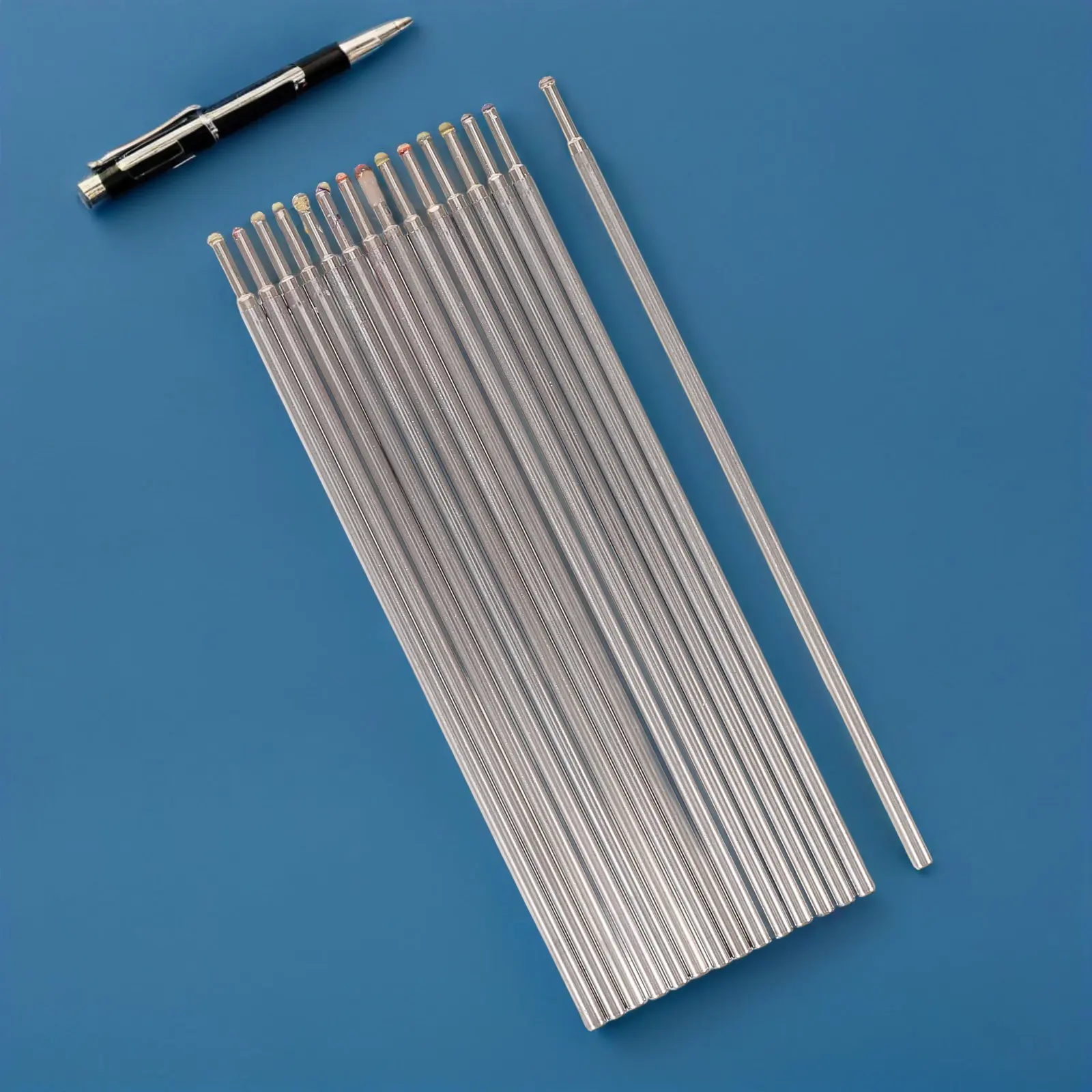 15Pcs Tattoo Stencil Pen Refills Microblading Marker Pen Core Replacement Ink Refill Kit for Skin Marking Tattoo Piercing