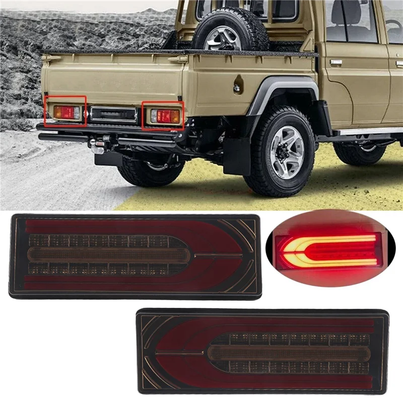 

Rear Right LED Tail Light Turn Signal Light Brake Lights For Toyota Land Cruiser 2Door Pickup LC79 FJ79 J79 Replacement-N25R