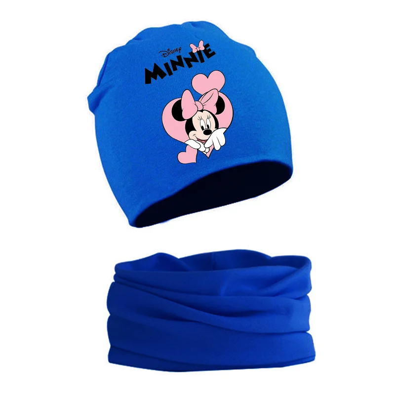 Ensemble de Chapeaux et Écharpe Disney pour Bébé, Accessoires pour Nouveau-Né, Doux et Confortables, Chaud, Coupe-Vent, Kawaii, Fille et Garçon