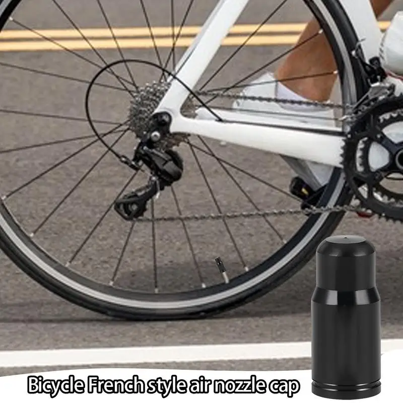 Bike Valve Caps Bicycle Tire Caps Bike Caps Aluminum Alloy Dustproof Bright Color Bike Air Tire Caps Bicycle Valve Stem Cover