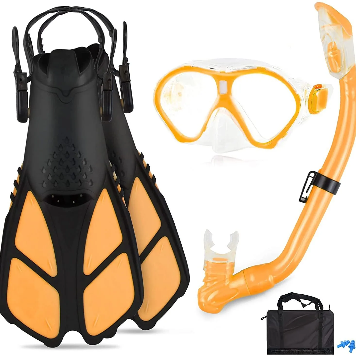 Children's diving goggles full dry snorkel children's fins frog shoes snorkeling three-piece diving set