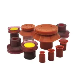 Vacuum Suction Cup Industrial Silicone with Hole Mechanical Arm Suction Nozzle Pneumatic ZP-6/8/10/12DK  DG-20/21/25/27/30/33DK