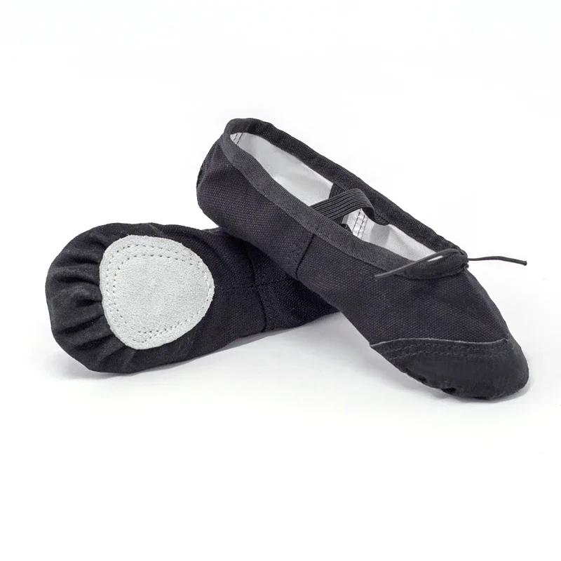

flat head slippers for kids, soft ballet slippers, belly dance shoes, yoga, gym, black and white, women and men
