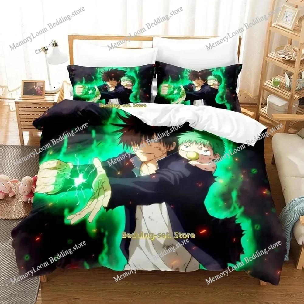 

Beelzebub Bedding Set Single Twin Full Queen King Size Bed Set Adult Kid Bedroom Duvetcover Sets 3D Print Anime Bed Sheet Set