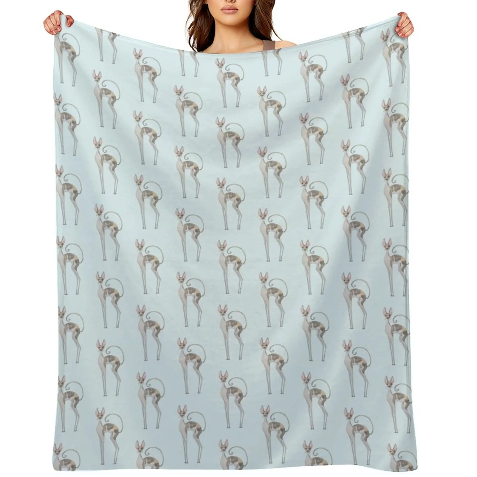 Cornish rex Throw Blanket Warm warm winter Thermal Decorative Throw Blankets